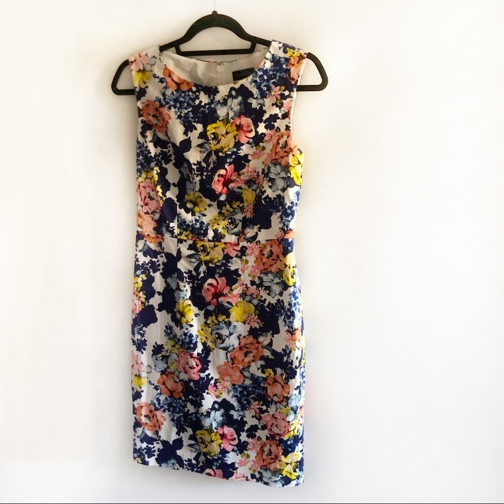 NWT The Limited floral sheath sleeveless dress